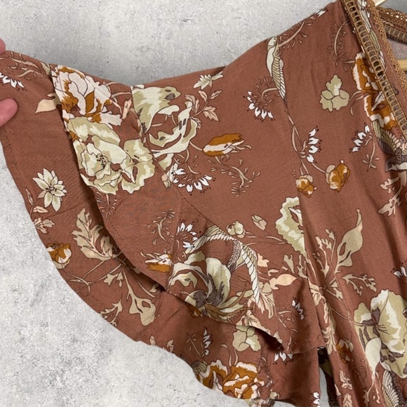 Spell‎ & The Gypsy Collective Rosa Romper Playsuit Floral Bohemian Size XS Boho - Picture 6 of 13